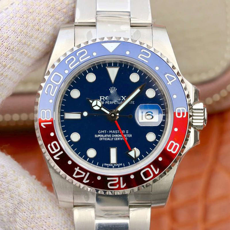 GMT MASTER II 126710BLRO EW FACTORY BLUE DIAL